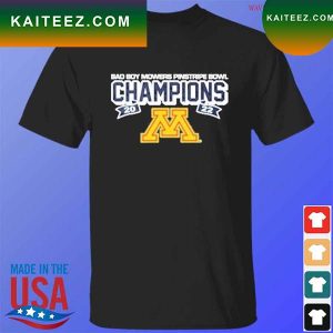 Bad boy mowers pinstripe bowl champions 2022 minnesota golden gophers T-shirt