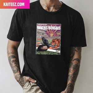 Baltimore Ravens vs Cincinnati Bengals 2022 Super Wildcard Weekend Game Unique T-Shirt