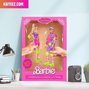Barbie The Movie Margot Robbie x Ryan Gosling A Flim By Greta Gerwig Home Decorations Poster-Canvas