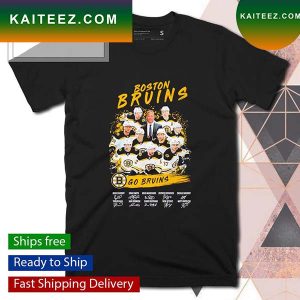 Boston Bruins go Bruins signatures T-shirt