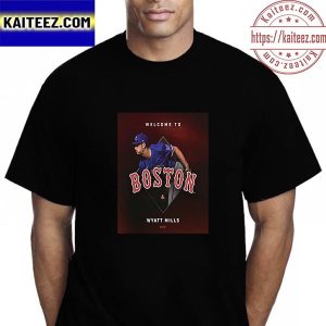 Boston Red Sox Acquired RHP Wyatt Mills From Kansas City Royals Vintage T-shirt