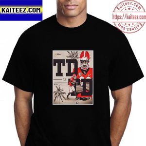 Branson Robinson TD Georgia Football In National Championship Vintage T-Shirt