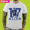 Buffalo Bills Cartoon Signature Josh Allen Fashion T-Shirt