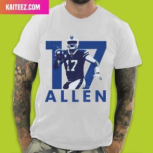 Buffalo Bills 17 Josh Allen Fashion T-Shirt