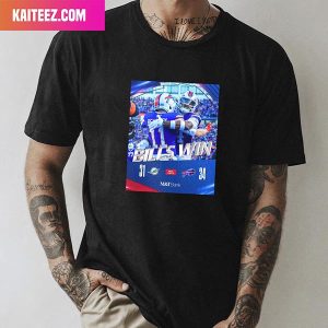 Buffalo Bills – Bills Mafia Exhales Wild Card Win With 34 Points Style T-Shirt