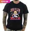 Buffalo Bills Grunge Type Josh Allen – NFL Fashion T-Shirt