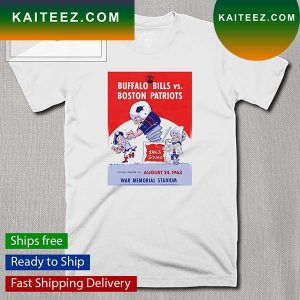 Buffalo Bills Vs Boston Patriots War Memorial Stadium T-Shirt