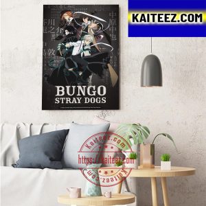 Bungo Stray Dogs Season 4 Art Decor Poster Canvas