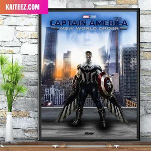 Captain America 4 New World Order Marvel Studios New Home Decorations Canvas-Poster