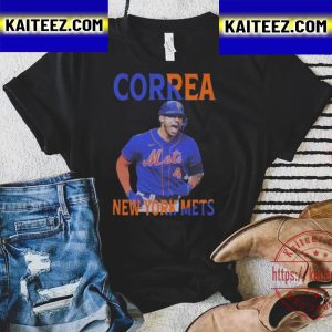 Carlos Correa New York Mets Vintage T-Shirt