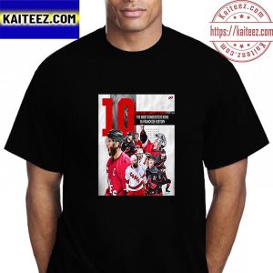 Carolina Hurricanes 10 The Most Consecutive Wins In Franchise History Vintage T-shirt