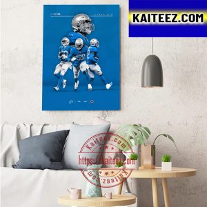 Chicago Bears Vs Detroit Lions NFL Game Summary Lions Win Art Decor Poster Canvas