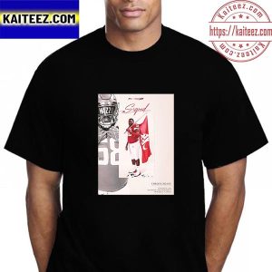 Christy Nkanu Signed Washington State Football Vintage T-Shirt