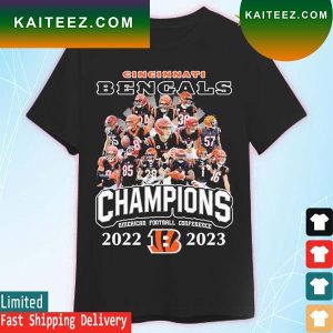 Cincinnati Bengals 2022 2023 Afc Champions Football T-Shirt