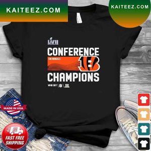 Cincinnati Bengals 2022 AFC Champions Locker Room T-Shirt