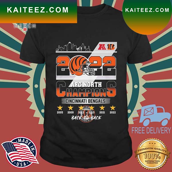 2022 AFC North Champions Cincinnati Bengals 2005-2022 Back to back