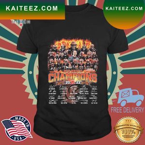 Cincinnati Bengals 2022 AFC North Champions Signatures T-shirt