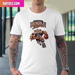 Cincinnati Bengals Mascot NFL Team Style T-Shirt