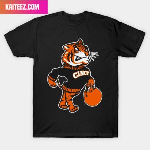 Cincinnati Bengals Vintage Fighting Mascot Unique T-Shirt