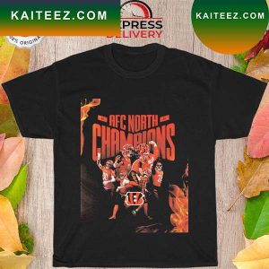 Cincinnati Bengals team 2022 AFC North Champions tee T-shirt