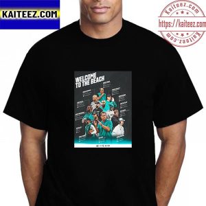 Coastal Football Welcome To The Beach Vintage T-shirt