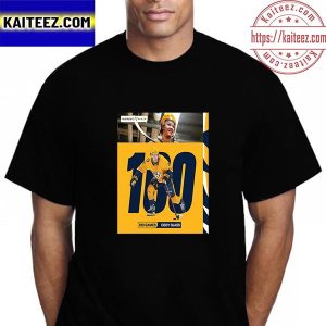 Cody Glass 100 Games NHL For Nashville Predators Vintage T-shirt