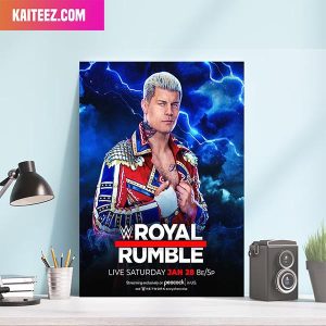 Cody Rhodes WWE Royal Rumble Home Decorations Canvas-Poster