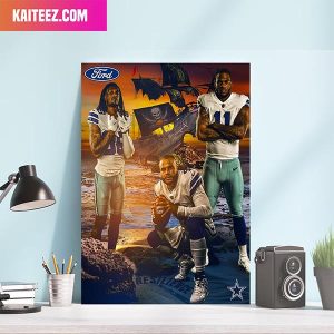 Dallas Cowboys Onto The Next Bay NTX Ford Home Decorations Canvas-Poster