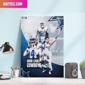 Dallas Mavericks Get It Done Dallas Cowboys NFL Playoffs Home Decor Canvas-Poster