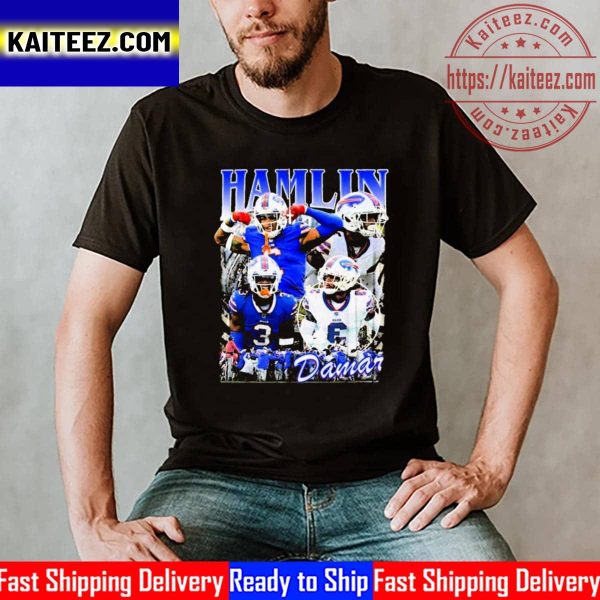 Damar Hamlin Pray For Damar Vintage T-Shirt