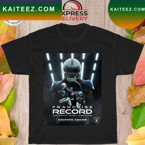 Davante Adams Las Vegas Raiders franchise record Most receiving yards in a single season T-shirt