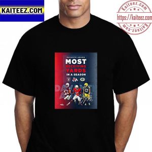 Davante Adams Most Receiving Yards In A Season Vintage T-Shirt