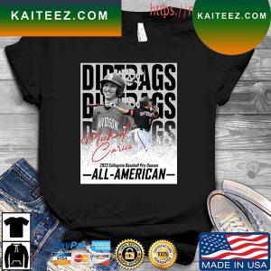 Davidson Baseball Michael Carico Dirtbags 2023 Collegiate Baseball Preseason All-American T-Shirt