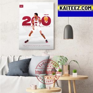 Davonte Davis 200 Career Assists As A Arkansas Razorback Art Decor Poster Canvas