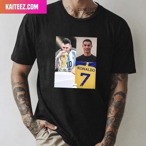 December Was Eventful For The GOATs Cristiano Ronaldo x Lionel Messi Fashion T-Shirt