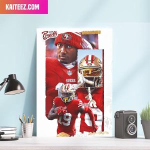 Deebo Samuel San Francisco 49ers 2022 Playoffs Home Decorations Poster-Canvas