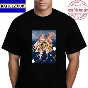 Denver Nuggets Happy New Year 2023 Nuggets Nation Vintage T-Shirt