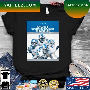 Detroit Lions New NFL Record Most Combined Sacks From Rookies In A Season T-Shirt