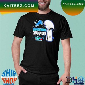 Detroit Lions Super Bowl Lvii 2023 Champions T-shirt