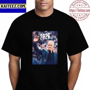 Didier Deschamps Signs France Contract Extension Until 2026 Vintage T-Shirt