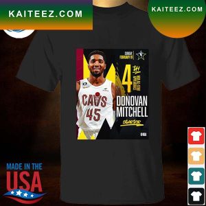 Donovan Mitchell 4th NBA all star appearance T-shirt
