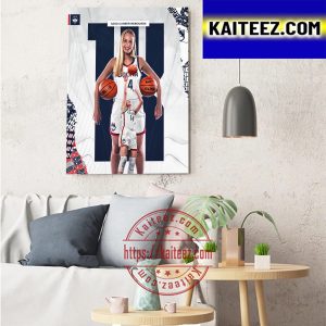 Dorka Juhasz 1000 Career Rebounds With UConn Womens Basketball Art Decor Poster Canvas
