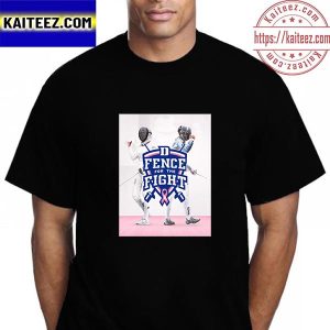 Duke Fencing Fence For The Fight Campaign Vintage T-Shirt