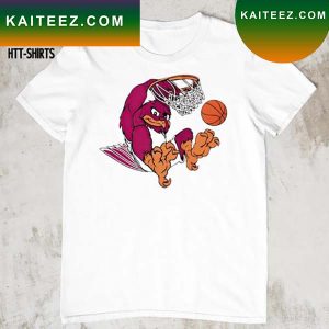 Dunk Hokiebird basketball T-shirt