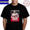 Eric Staal 600 Career NHL Assists For Florida Panthers Vintage T-shirt