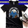 Fuck Around And Find Out Los Angeles Chargers Vintage T-Shirt