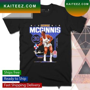 George McGinnis In Action Official ABA Player T-shirt