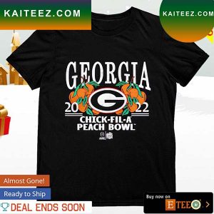 Georgia Bulldogs 2022 Chick-fil-A Peach Bowl T-shirt