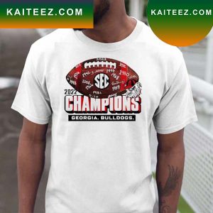 Georgia Bulldogs 2022 Sec Champs Football T-shirt