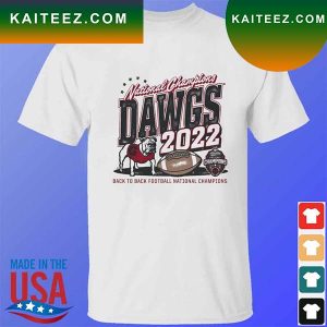 Georgia Bulldogs 2022 football national champions perfect T-shirt